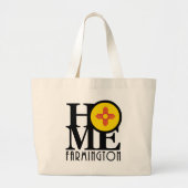 HOMEFarmington New Mexico Grote Tote Bag (Voorkant)