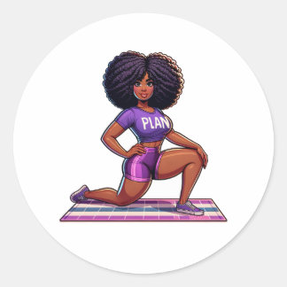 Homegirl Fitness Ronde Sticker