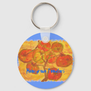 Homegroete tomaten sleutelhanger