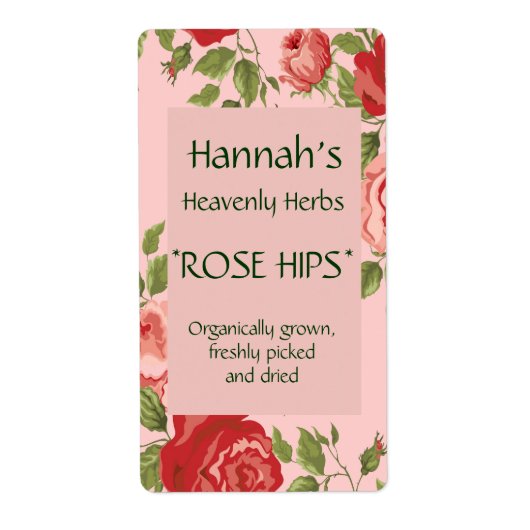 Homegrown Herbs Label (Voorkant)