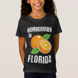 Homegrown in Florida Oranje Fruit T-shirt