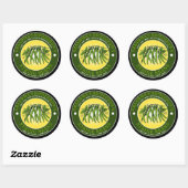Homegrown String Bean Canning Label Sjabloon (Vel)
