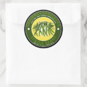Homegrown String Bean Canning Label Sjabloon (Tas)