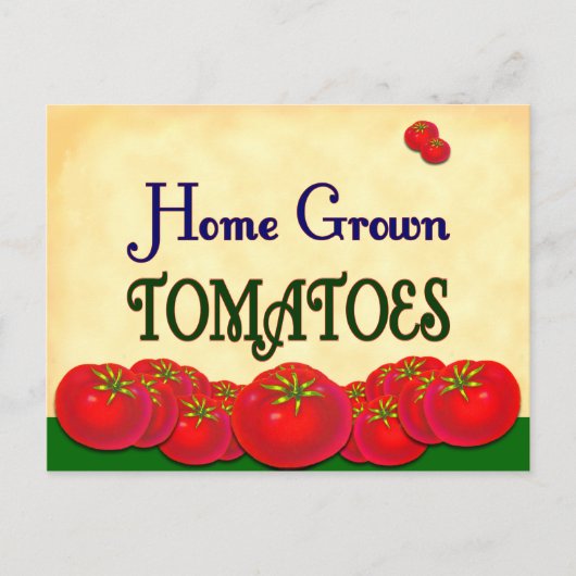 Homegrown Tomato Custom Recipe Kaart (Voorkant)