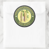 Homegrown Wax Bans Canning Label Sjabloon (Tas)