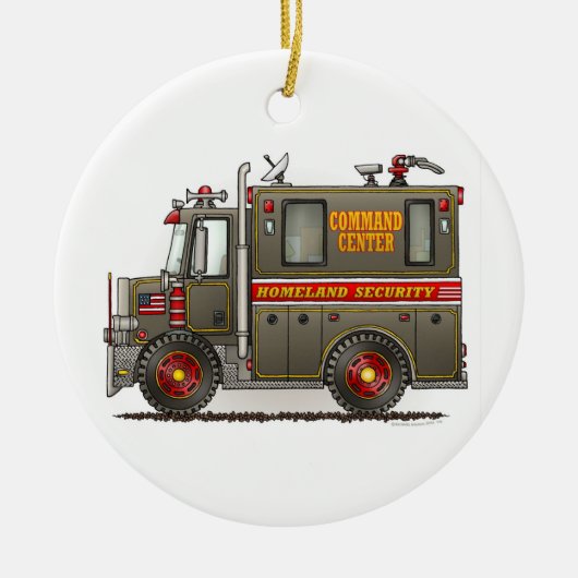 Homeland Security Truck Ornament (Voorkant)