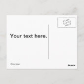 Homeless en Helpless Man in zwart-wit Briefkaart (Achterkant)