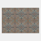 Homely cottage pattern inpakpapier vel (Voorkant 2)