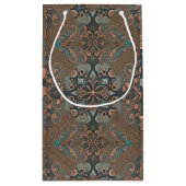 Homely cottage pattern klein cadeauzakje (Achterkant)