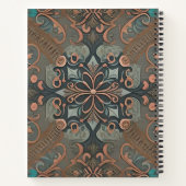 Homely cottage pattern notitieboek (Achterkant)