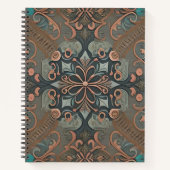Homely cottage pattern notitieboek (Voorkant)