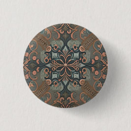Homely cottage pattern ronde button 3,2 cm