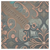 Homely cottage pattern stof (Close Up)