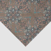 Homely cottage pattern tissuepapier (Detail)