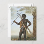 Homem africano (Afrikaans man) van Albert Eckhout Briefkaart (Voorkant / Achterkant)