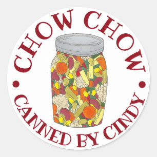 Homemade Amish PA Dutch Chow Chow Canadees by Ronde Sticker