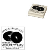 Homemade Apple Cider Donuts Doughnuts Boerderij, v Rubberstempel (Gestempeld)