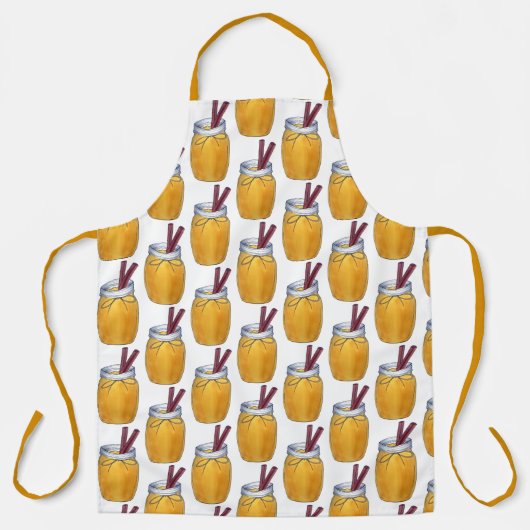 Homemade Applesauce Jar Canning Food Apple Sauce Schort (Voorkant)