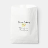 Homemade bakery add jouw tekst name custom bedankzakje (Voorkant)