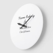 Homemade bakery add jouw tekst name custom grote klok (Hoek)