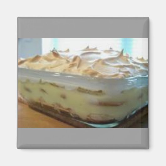Homemade Banana Pudding Magneet (Voorkant)