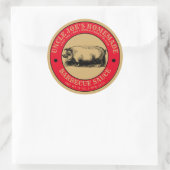 Homemade Barbecue Sauce Label Sjabloon (Tas)