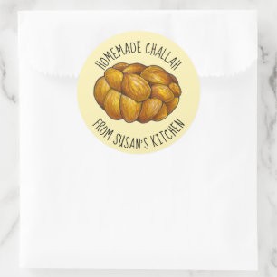 Homemade Challah gepersonaliseerd door Kitchen Ronde Sticker