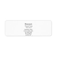 Homemade chocolade koekjes gemaakt met liefde voeg