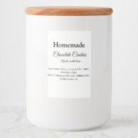 Homemade chocolade koekjes gemaakt met liefde voeg