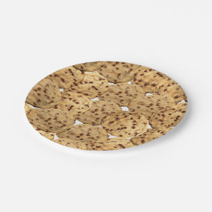 Homemade Chocolate Chip Cookies Papieren Bordje