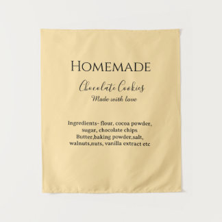 Homemade chocolate cookies made with love add text wandkleed