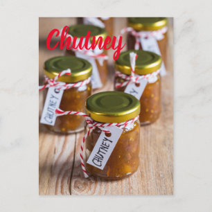 Homemade Chutney uienananananas cadeau Feestdagenkaart