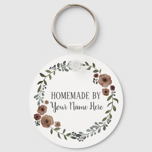 Homemade Cookie Cake Craft Floral Wreater Sleutelhanger (Voorkant)