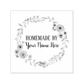 Homemade Cookie Cake Craft Floral Wreater Zelfinktende Stempel (Design)