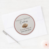 Homemade Cookies Bakery Labels Packaging Stickers (Enveloppe)