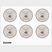 Homemade Cookies Bakery Labels Packaging Stickers (Feuille)