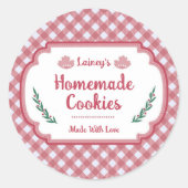 Homemade Cookies Sticker (Devant)