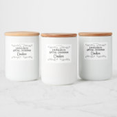 Homemade Crackers Aesthethetisch wit etiket (Flessen)