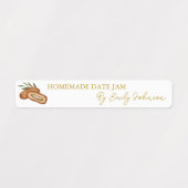 Homemade Date Jam Thin Label (Design 1)