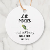Homemade Dill Pickle Jar Label Label (Voorkant)