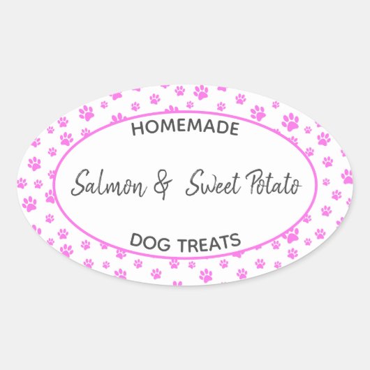 Homemade Dog Treat Label (Voorkant)