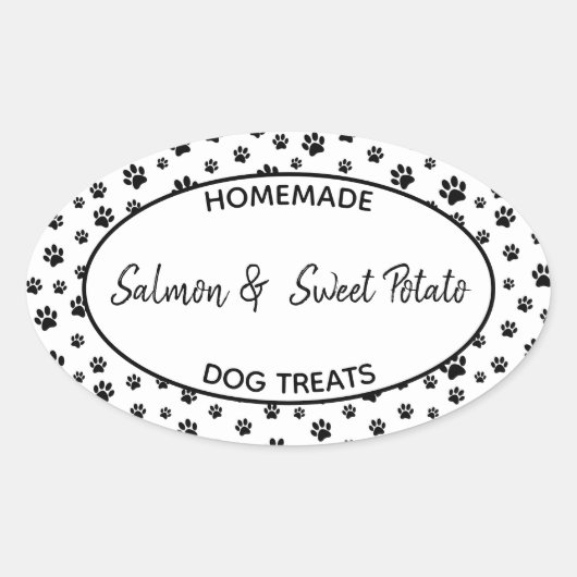 Homemade Dog Treat Label (Voorkant)