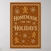Homemade for the Holidays Poster | Gingerbread  (Voorkant)