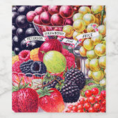 Homemade Fruitsap Wijn Etiket