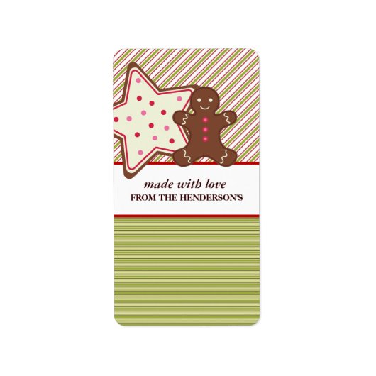 Homemade Goodies Gift Label Stickers (Voorkant)