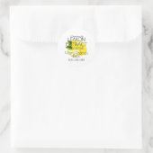 Homemade handcrafted Lemon Extract Crafted  Ronde Sticker (Tas)