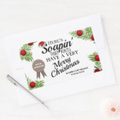 Homemade Holiday Soap Speciaal Rechthoekige Sticker (Envelop)