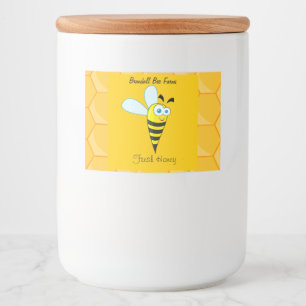 Homemade Honey Jar Labels - Eigen honingetiket Voedselcontainer Etiket
