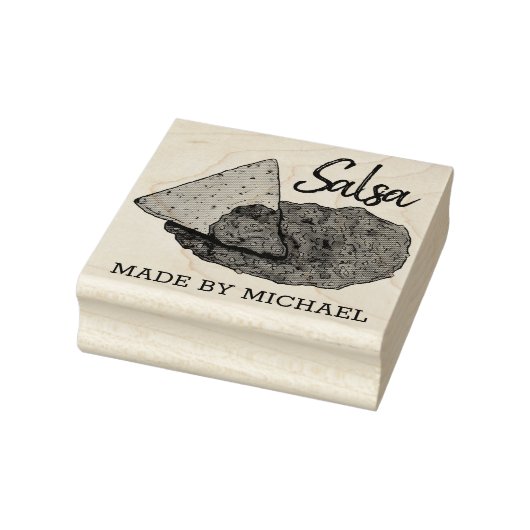 Homemade Hot Tomato Salsa Home Canning, ingeblikt Rubberstempel (Stempel)