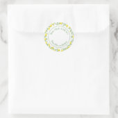 Homemade Jam Canning Label |Lemon Pattern (Tas)